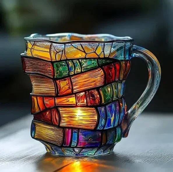 Coloring Book Glass Mug