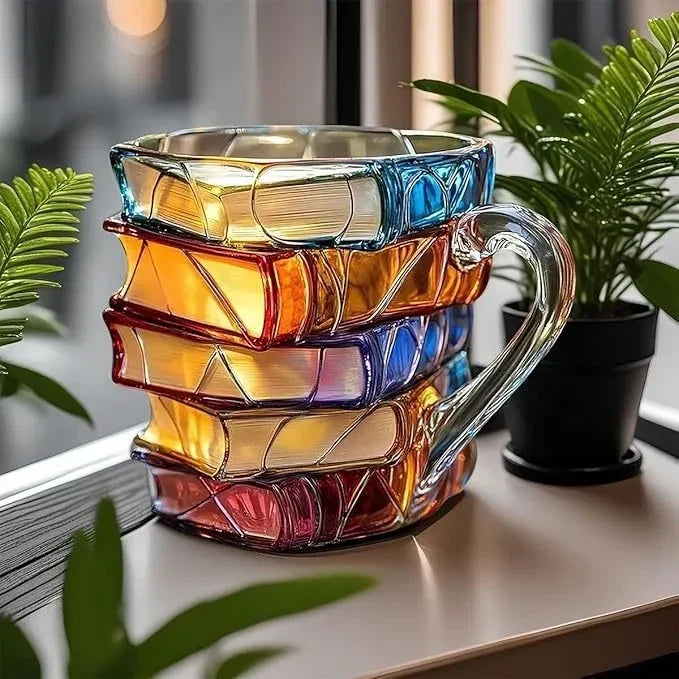 Coloring Book Glass Mug