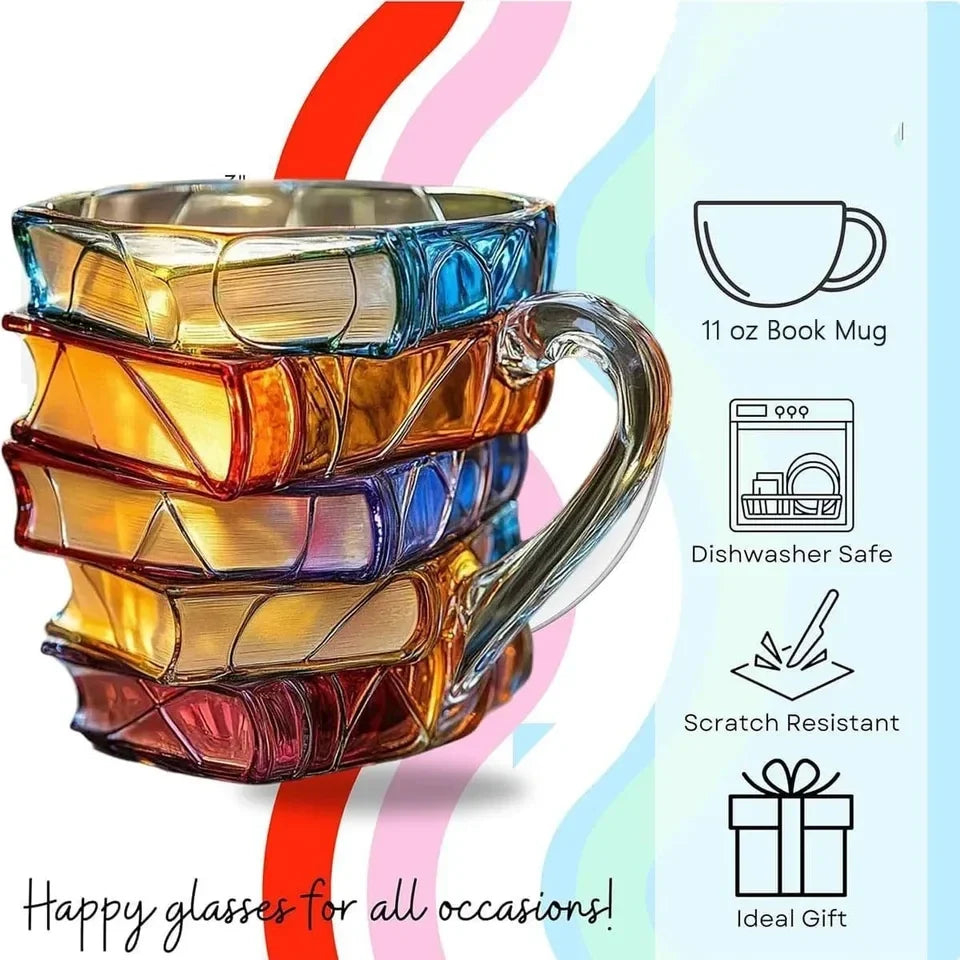 Coloring Book Glass Mug