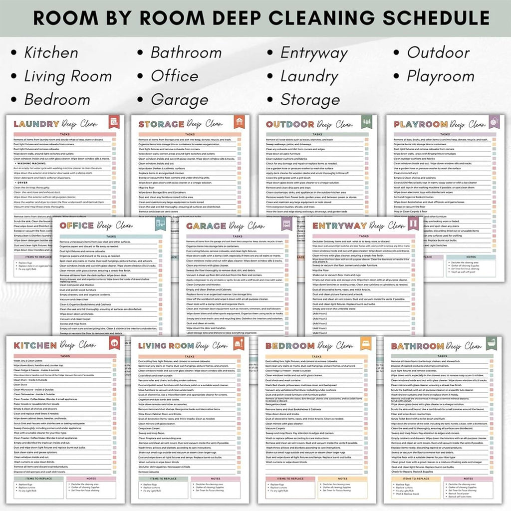 ADHD Cleaning & Organizing Toolkit - Chore Planner