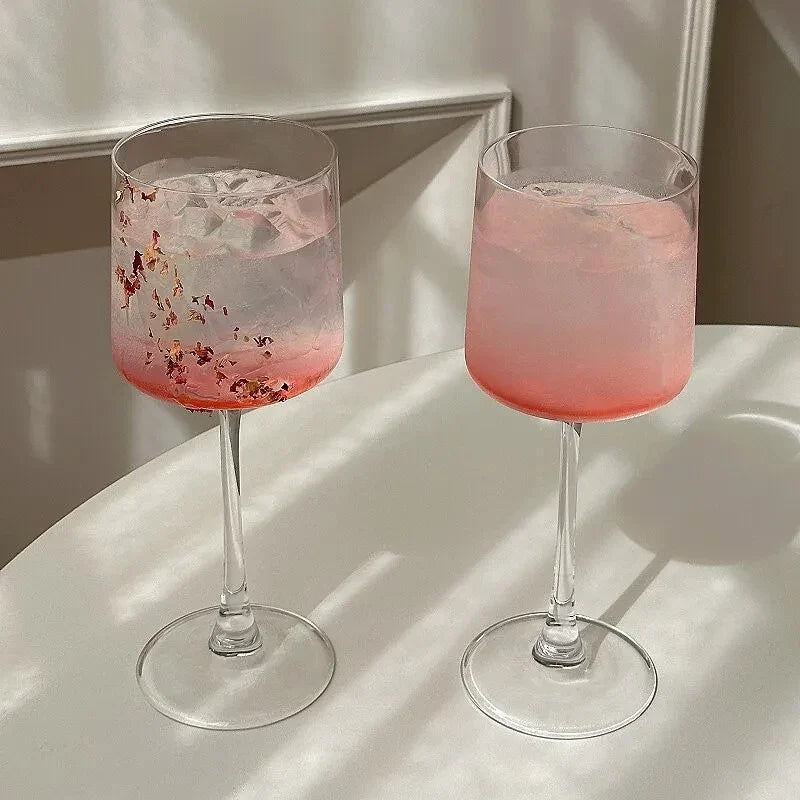 Japanese-style Kimura Naotaka Highball Glass, Cocktail Glass, Champagne Glass, Transparent Glass, Red Wine Glass, for Home Use